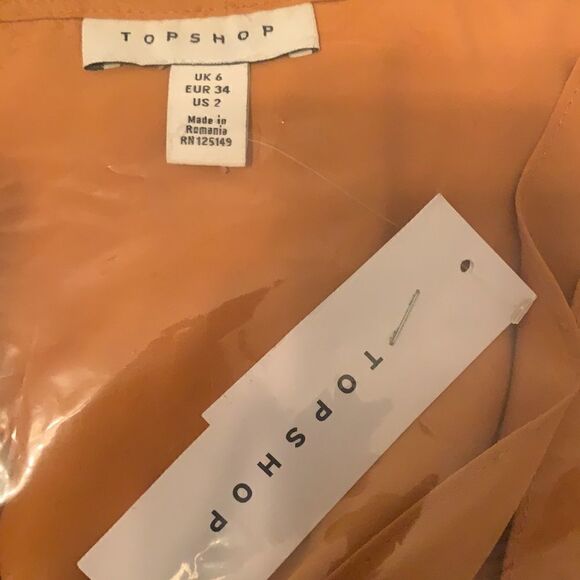 NWT TOPSHOP Tiffany Knot Mini Dress US 2 - Picture 5 of 5